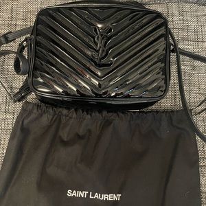 YSL Lou Medium Patent Leather Bag SOLD